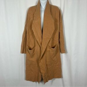 Twelfth love open front long cardigan pockets L